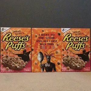 Travis Scott Reese’s Puffs 1 for $45